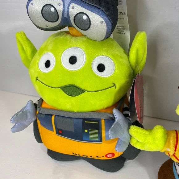 Disney Pixar Plush Alien Remix Limited Ed. Set (Woody,WallE, Sulley,Nemo)